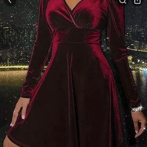 Velvet dress size 3X